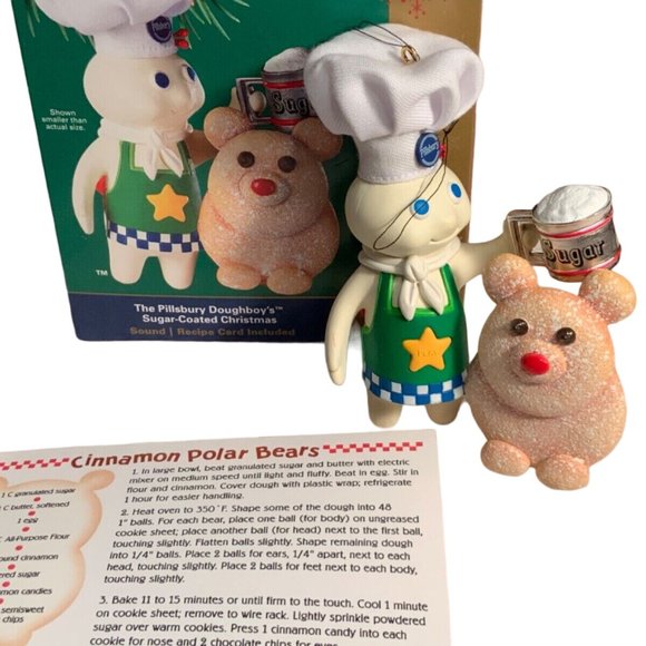 Carlton Cards Pillsbury Doughboy "Sugar Coated Christmas" Ornament 2004 - Picture 1 of 13